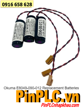 Okuma E8049-090-012, Pin PLC-pin nuôi nguồn Okuma E8049-090-012 Lithium 3.6v chính hãng 